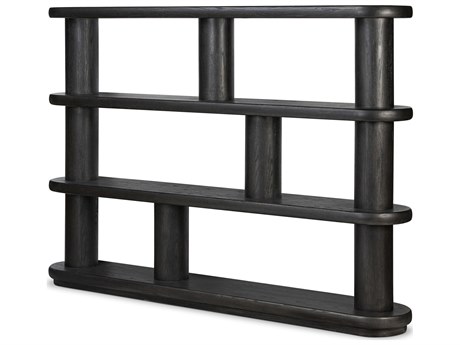 Luxecor Globetrotter Luciana Ebony Oak Veneer Bookcase