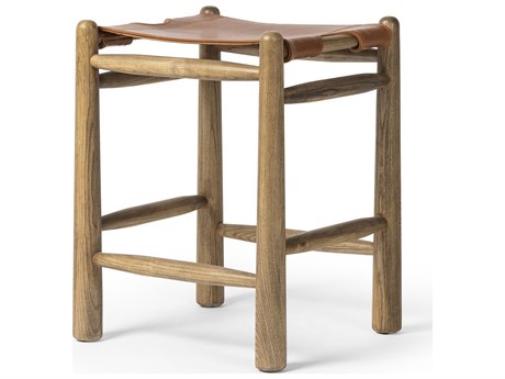 Four Hands Allston Nino Backless Bar + Counter Stool - Dakota Tobacco