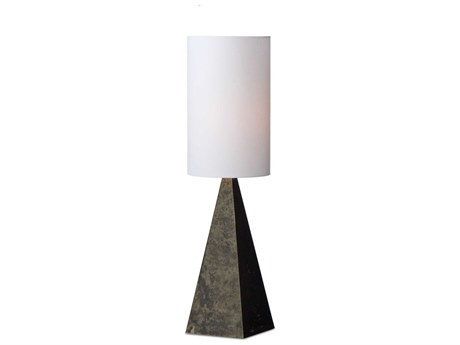 Four Hands Camden Banner Floor Lamp - Oxidized Brass Steel