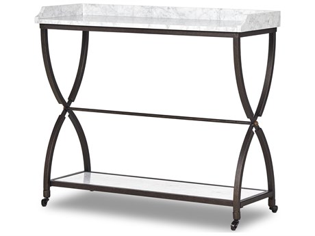 Four Hands Van Thiel Six Beers Rectangular Marble Console Table