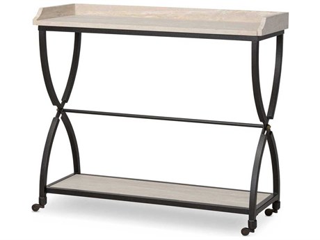 Four Hands Van Thiel Six Beers Rectangular Stone Console Table