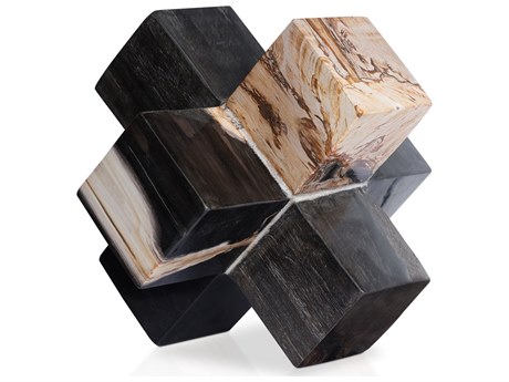 Four Hands Palu Petrified Dark Petrified Wood  Jack