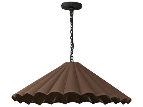 Four Hands Hutton Fiorella Pendant - Black Wrought Iron