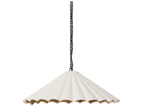 Four Hands Hutton Fiorella Pendant - Black Wrought Iron