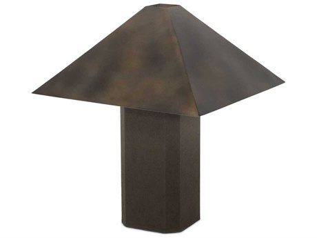 Four Hands Hutton Kenric Table Lamp - Forest Green Canvas