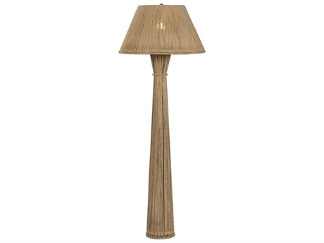 Four Hands Asher Nessa Floor Lamp - Antique Brass Iron