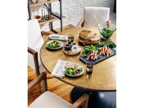Four Hands Abbott Solid Wood Dining Room Set
