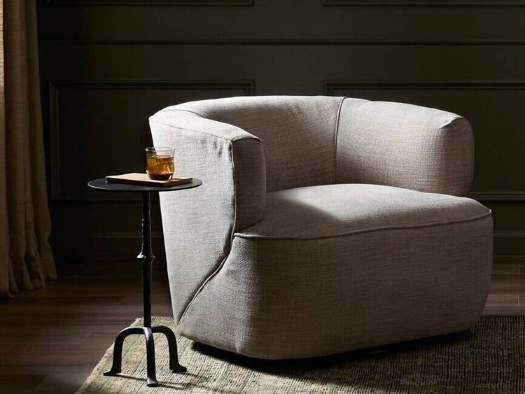 Four Hands Marlow Jocelyn Round Metal End Table | FS243978003