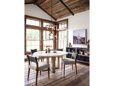 Four Hands Berman Parrawood Dining Room Set