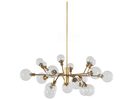 Four Hands Carnegie Pellman Matte Brass Chandelier