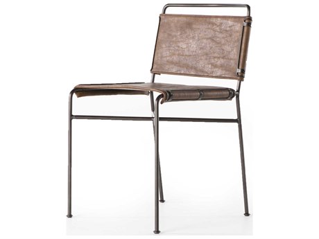 Four Hands Irondale Wharton Brown Side Dining Chair