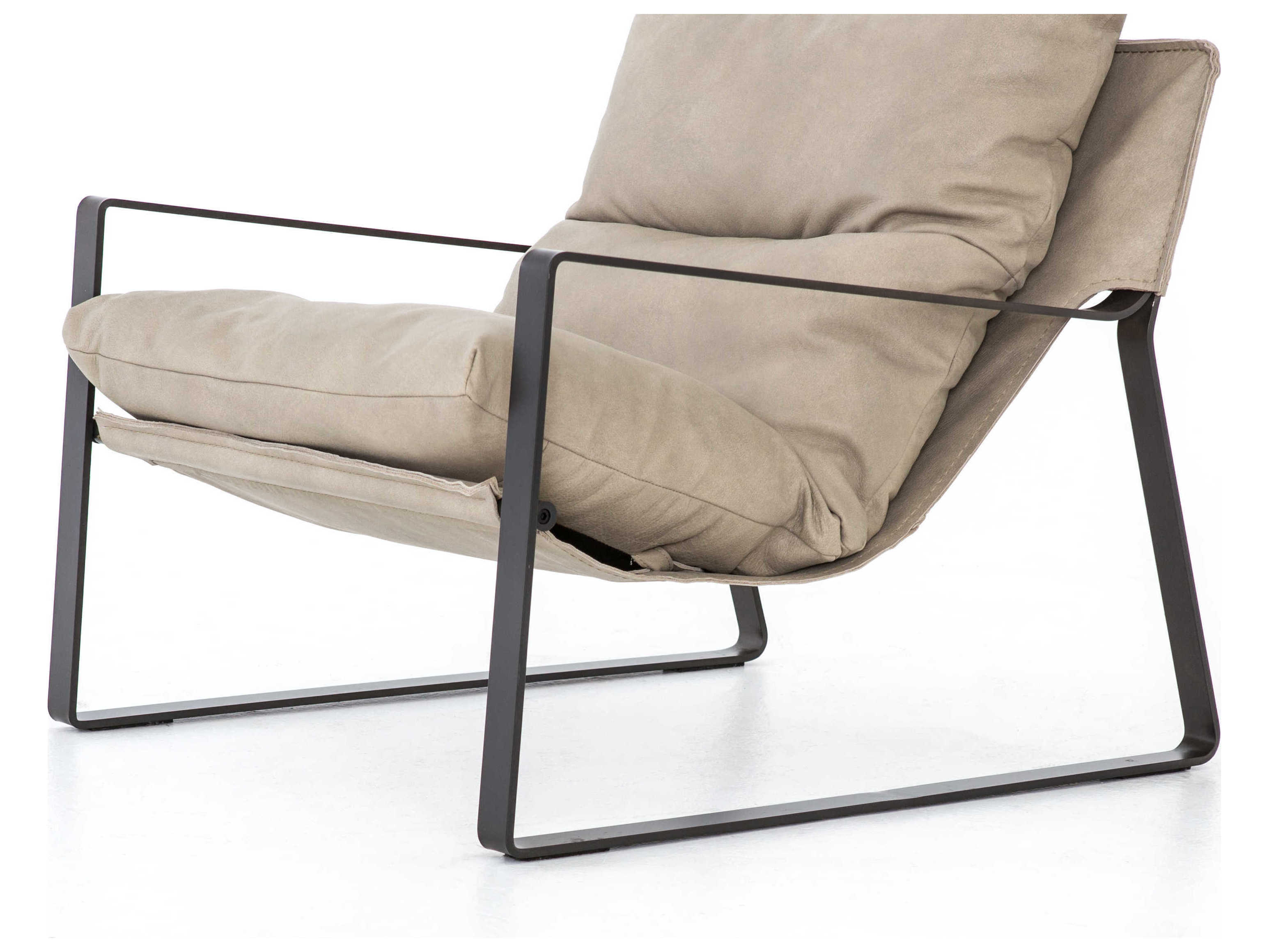 Four Hands Kensington Gunmetal / Umber Natural Accent Chair