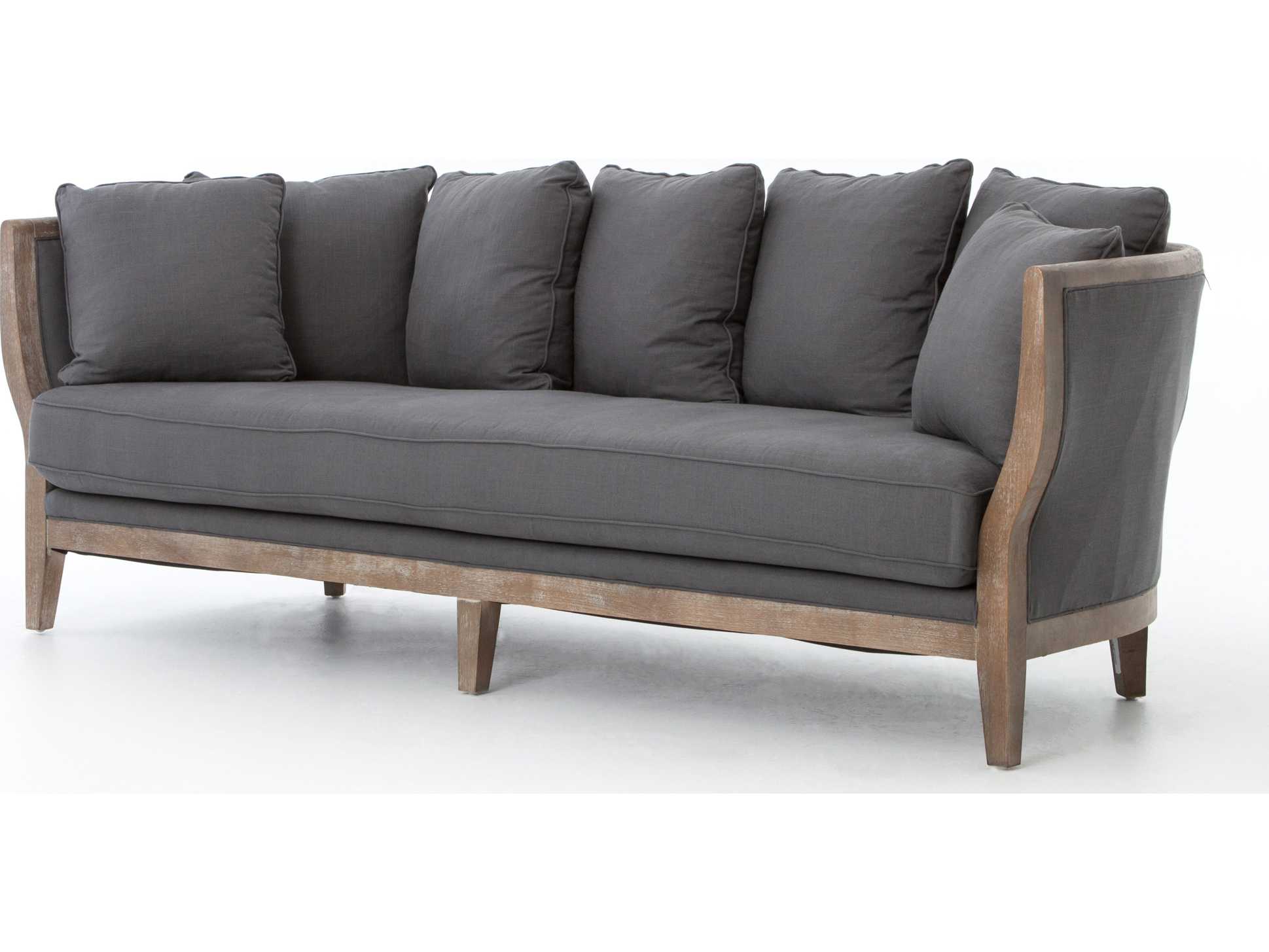 Four Hands Kensington Finn Charcoal Hayes Sofa | FSCMIC55Z381