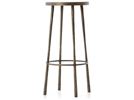 Four Hands Element Westwood Antique Brass Bar Stool