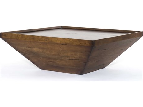 Four Hands Harmon Drake Square Reclaimed Fruitwood Coffee Table