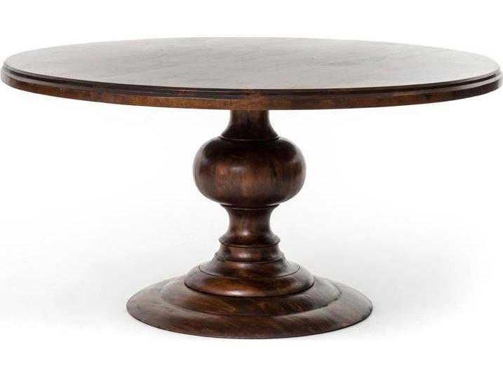 Four Hands Magnolia Dark Oak Magnolia 60'' Round Dining Table | FSIMGN60RDO