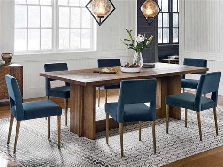 Four Hands Ashford Oak Wood Dining Room Set