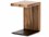 Four Hands Wesson Hudson 17" Rectangular Wood Bronzed Iron Spalted Primavera End Table  FSUWES111