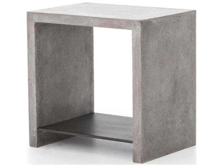 Luxecor Globetrotter Hugo Rectangular Concrete End Table