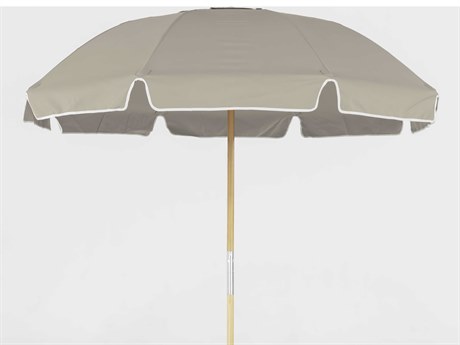 Frankford Avalon Custom Fiberglass Beach 7.5 Foot Wide Octagon Manual Lift Umbrella