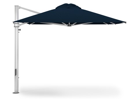 Frankford Umbrellas Eclipse Aluminum Cantilever 10' x 13' Foot Rectangular Crank Lift Umbrella