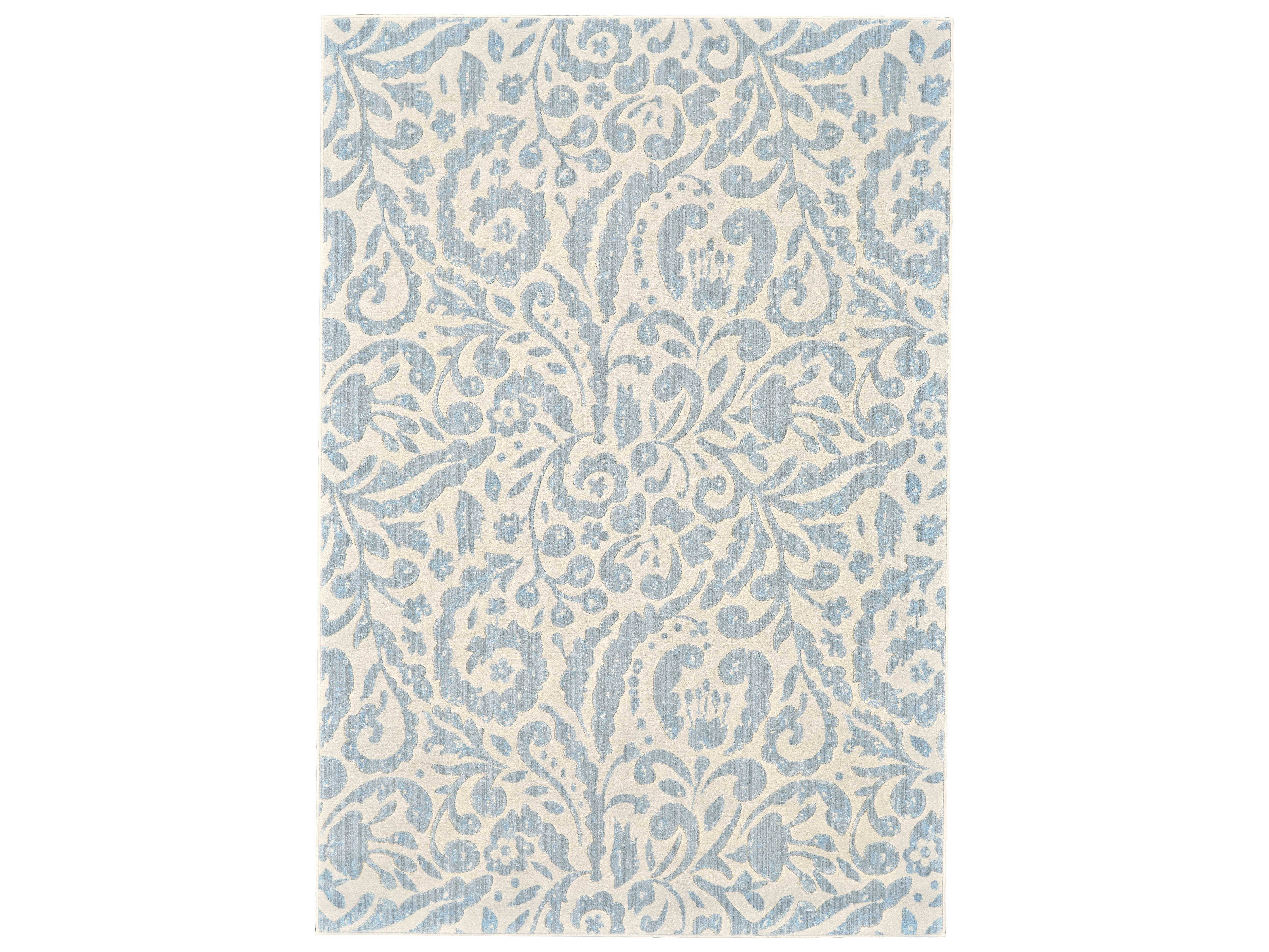Feizy Rugs Milton Damask Area Rug FZ3473FMIST