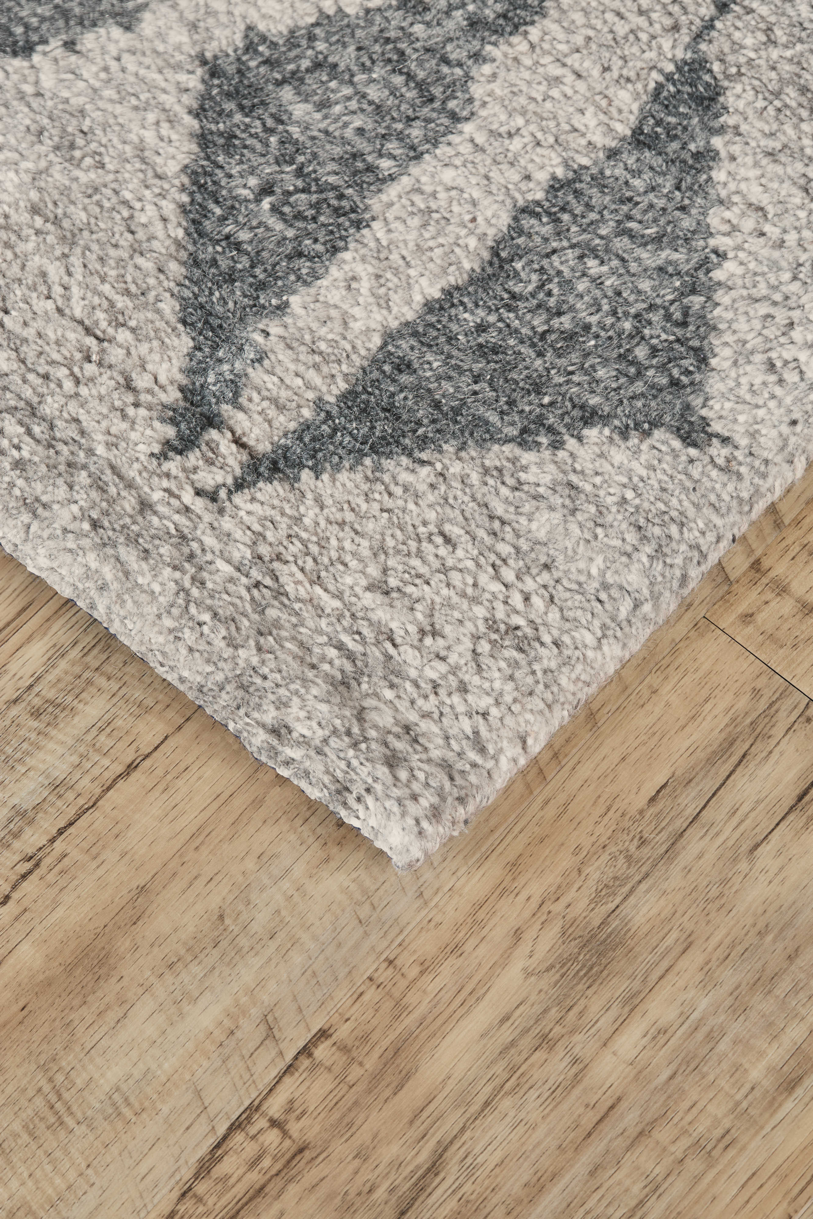 Feizy Rugs Abytha Warm / Gray Rectangular Area Rug FZ6459FWARMGRAY