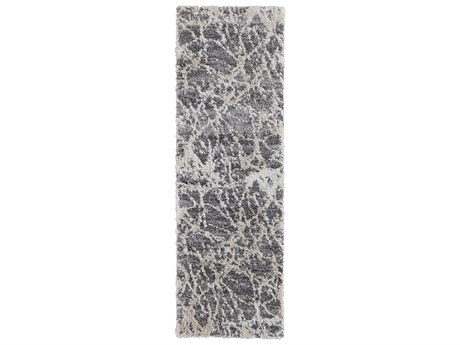 Feizy Rugs Mynka Shag Abstract Runner Area Rug