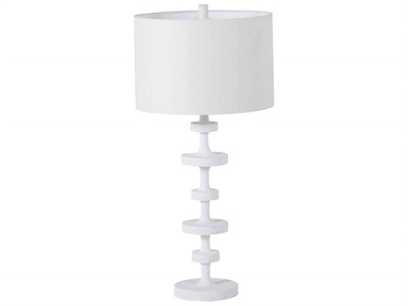 Gabby Olivia Plaster White Buffet Lamp