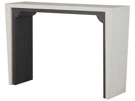 Gabby Seca Rectangular Wood Cerused White Console Table