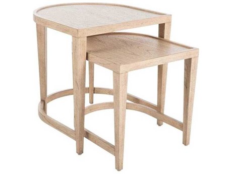 Gabby Dustin Wood Light Natural Blonde Nesting Tables