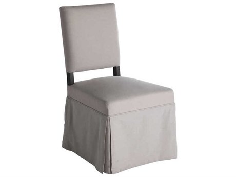 Gabby Robinson Ash Wood Ivory Beige Upholstered Side Dining Chair