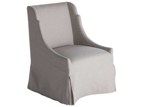 Gabby Whitfield Beige Upholstered Arm Dining Chair