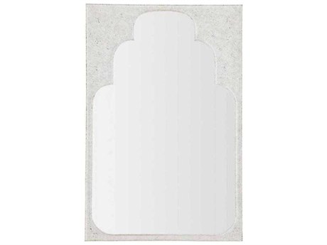 Gabby Maryland Whitewashed Wood Wall Mirror Rectangular