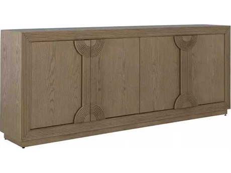 Gabby Areo 86" Mindi Wood Cerused Natrual Sideboard