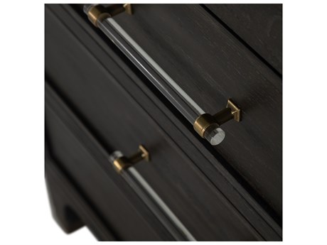 Gabby Alexandra 3-Drawers Brown Mindi Wood Nightstand