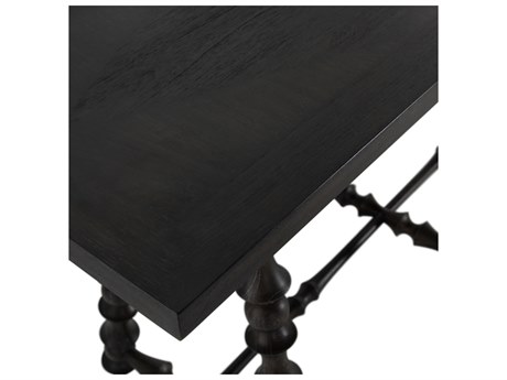Gabby Kirkwood Rectangular Wood Black Console Table