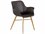Gabby Channing White Faux Leather Arm Dining Chair  GASCH175624