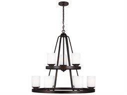 ルナルナ0817 Hinkley Leona 8-Light Distressed Brass Candelabra Chandelier