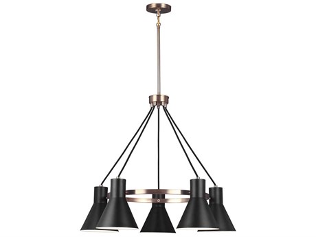 Generation Lighting Towner 5-Light Satin Brass Chandelier