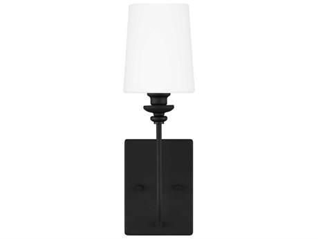 Generation Lighting Bellevue 1-Light Midnight Black Wall Sconce
