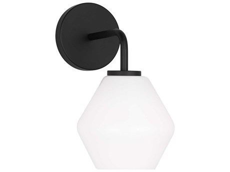 Generation Lighting Jett 1-Light Midnight Black Wall Sconce