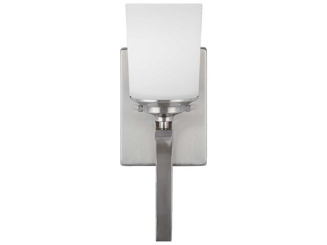 Generation Lighting Kemal 1-Light Brushed Nickel Glass Wall Sconce