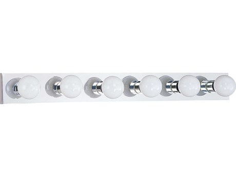 Generation Lighting Center Stage 6-Light Chrome Vanity Light