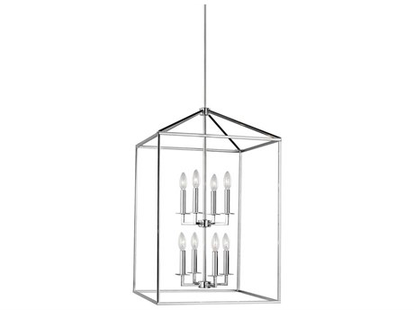 Generation Lighting Perryton 8-Light Chrome Pendant