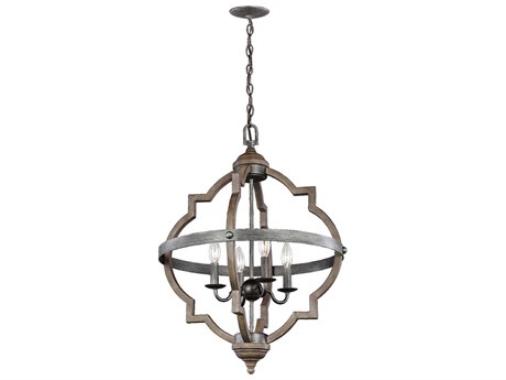 Generation Lighting Socorro 4-Light Stardust Brown Pendant
