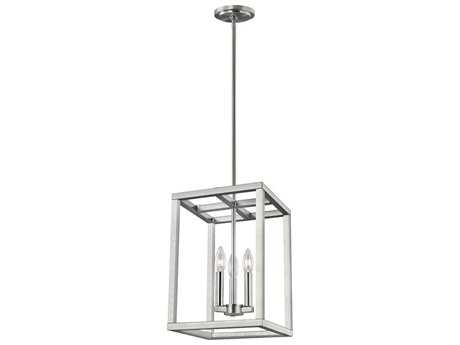 Generation Lighting Moffet Street 3-Light Brushed Nickel Mini Pendant