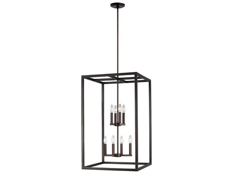 Generation Lighting Moffet Street 8-Light Bronze Tiered Pendant