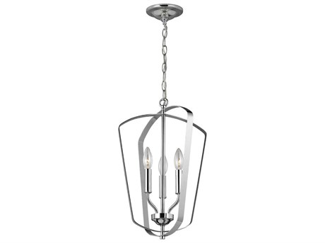 Generation Lighting Romee 3-Light Chrome Mini Pendant