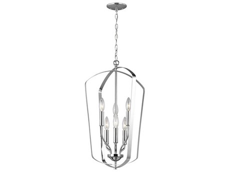 Generation Lighting Romee 6-Light Chrome Pendant
